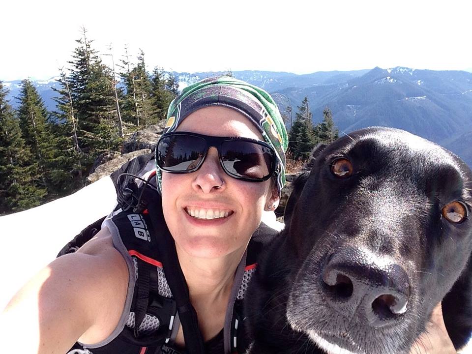 Easily the best selfie of my hiking partner!
