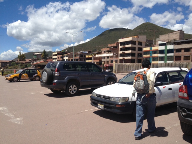 Arriving at the Cusco Airport - such a beautiful day!