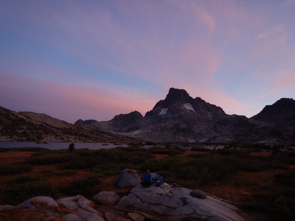 Sunset at Thousand Island Lake