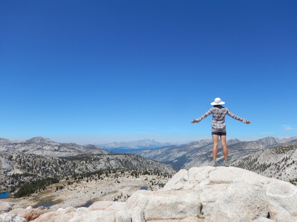 The top of Silver Pass!