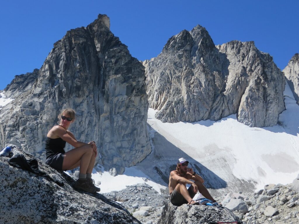 Resting in the basin below Dragontail