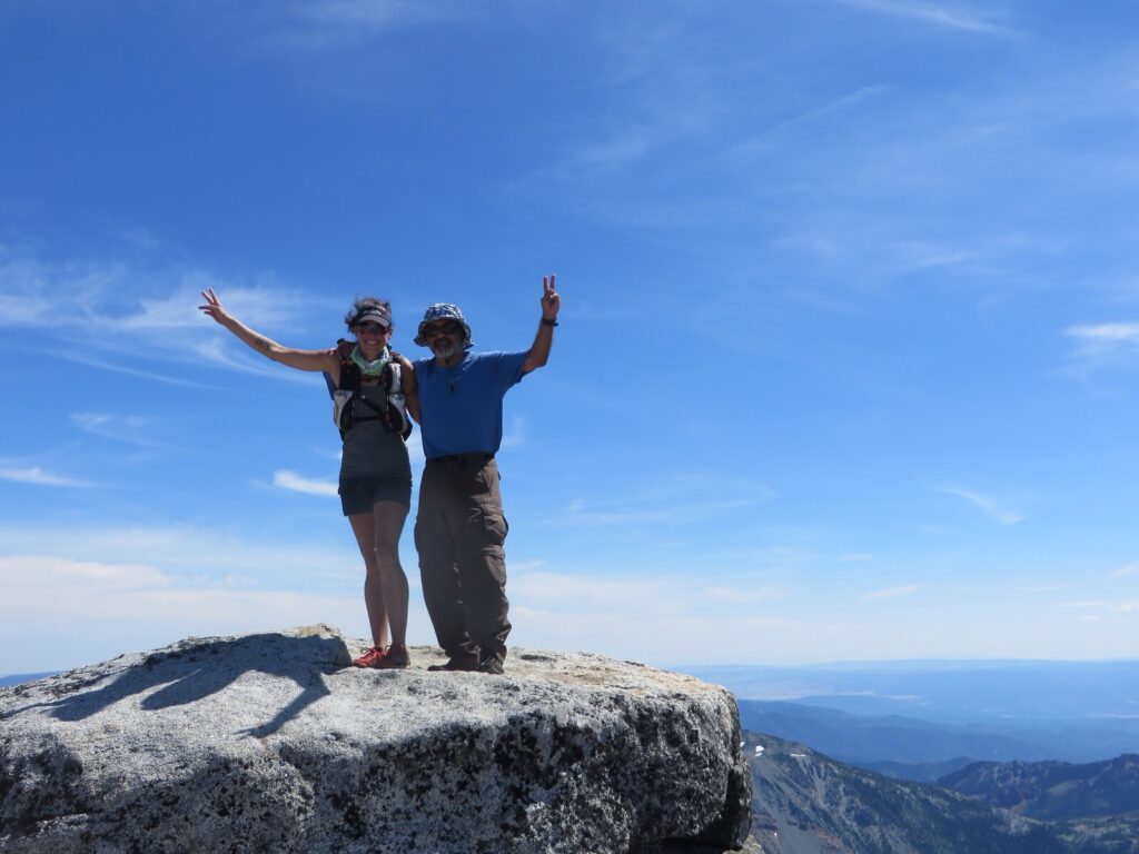 My dad and me on top of Little Annapurna in the Enchantments