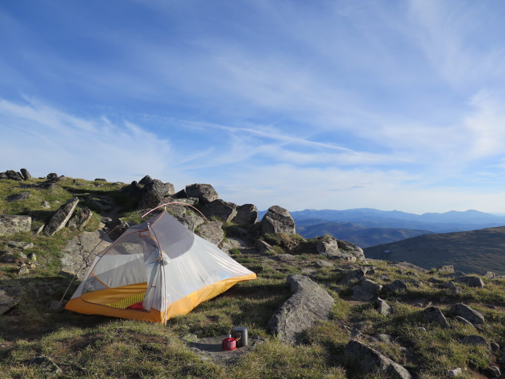 Our awesome mountaintop digs