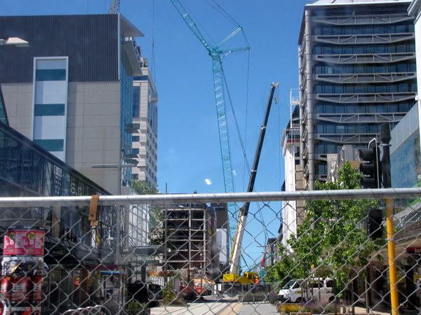 Most of Christchurch was inaccessible due to earthquake damage