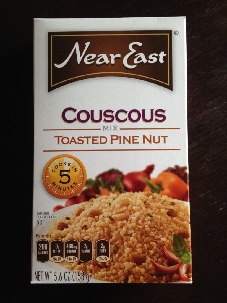 Near East Couscous. A great outdoor meal that's easy to divide into 2 portions.