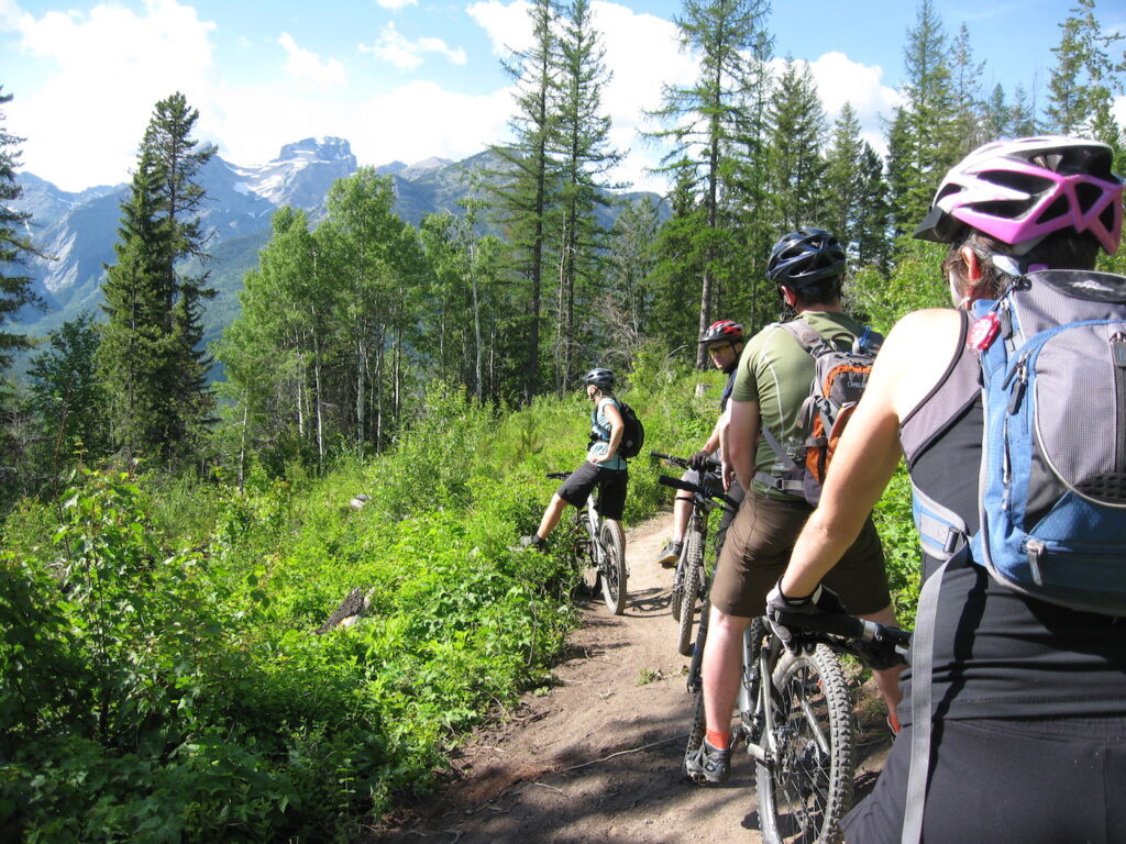 Riding bikes around the Canadian Rockies. Hella epic!