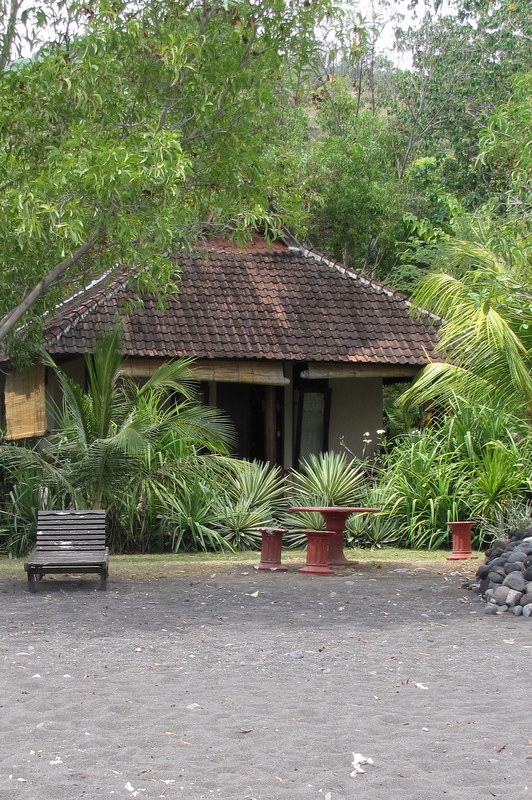 Our amazing little beach bungalow at Jukung Bali in Amed