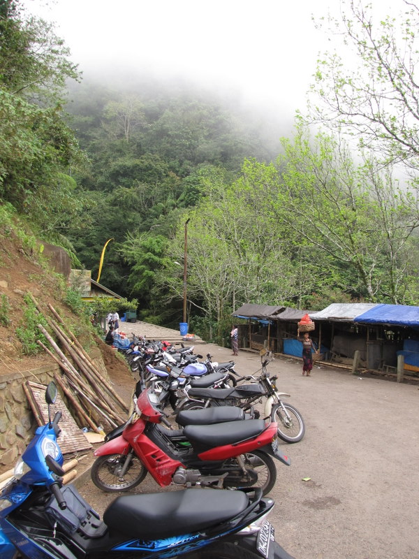 The village at the bottom of the temple