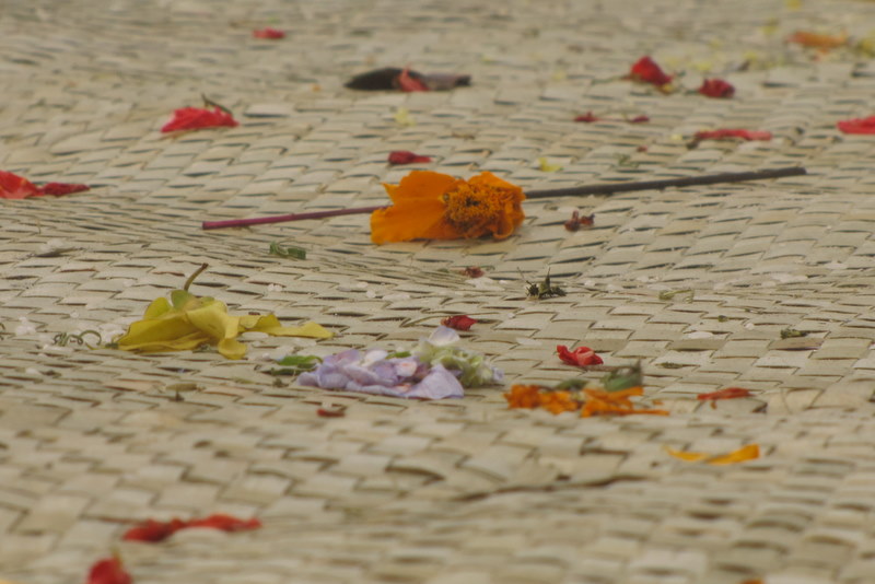 Offerings at the temple