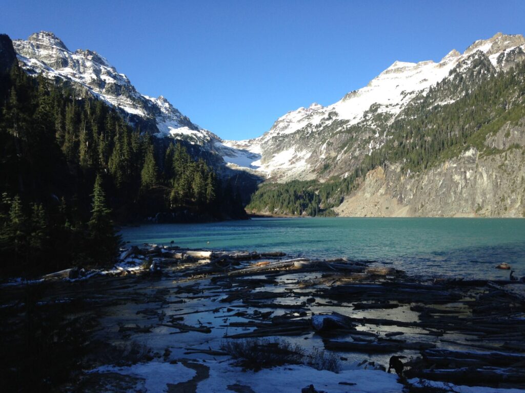 This is beautiful Blanca Lake. Not a bad spot to have all to yourself huh?