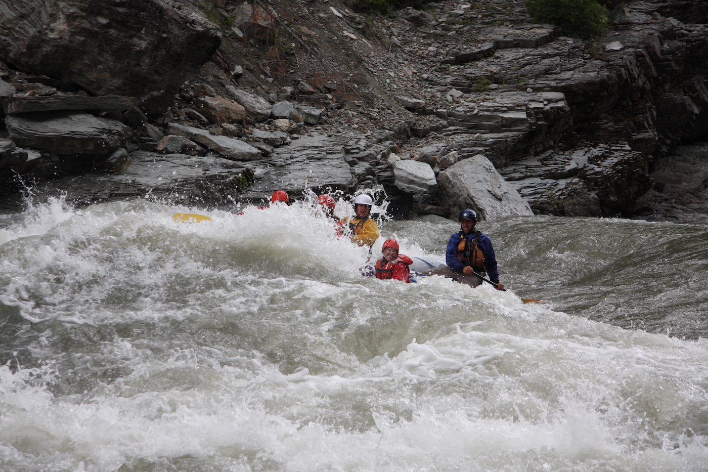 Rafting the Elk River in Canada. I can't believe I did this!