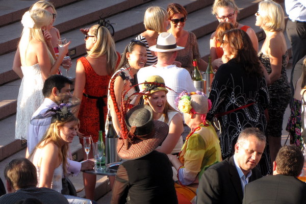 Fancy hats for the Melbourne Cup