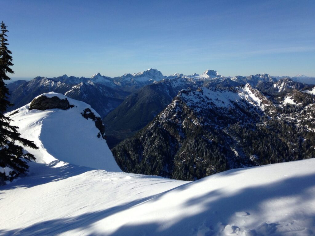 Finally at the summit of Mount Dickerman!