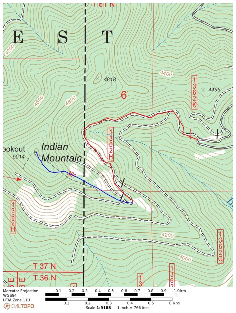 Indian Mountain TrailChick